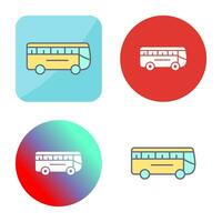 icono de vector de bus