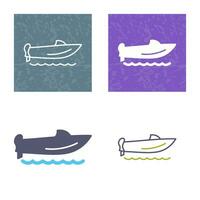 Speed Boat Vector Icon