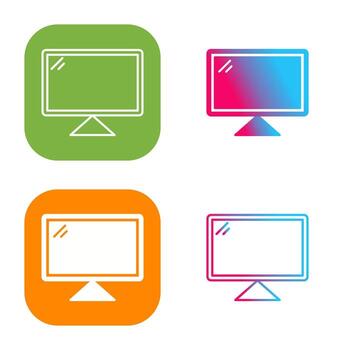 icono de vector de computadora