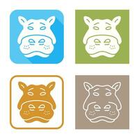 Hippo Vector Icon