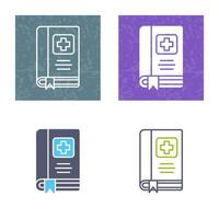 Medical Book Vector Icon