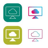 Cloud System Vector Icon