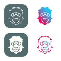 Gorilla Vector Icon