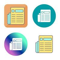 News Paper Vector Icon