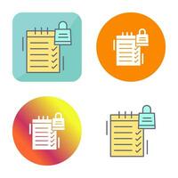 Shopping List Vector Icon