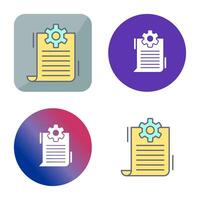 Content Management Vector Icon