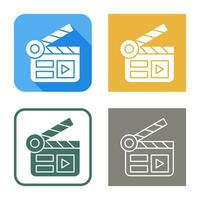 Clapper Board Vector Icon