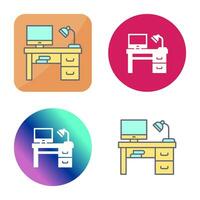 Desk Vector Icon