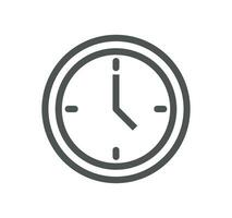 Time and address related icon outline and linear vector. vector