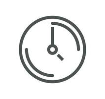 Time and address related icon outline and linear vector. vector