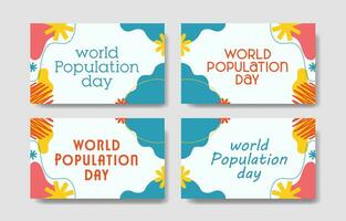 world population day vector