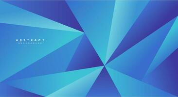 Abstract triangle blue background vector