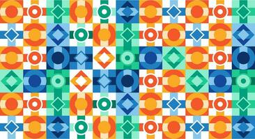 Abstract flat colorful pattern background vector