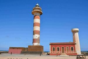 the lighthouse on the island of canary photo