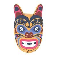 Trendy Native Mask vector