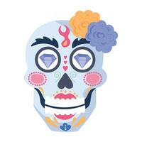 Trendy Death Mask vector