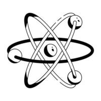 Trendy Atomic Energy vector