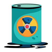 Trendy Nuclear Waste vector