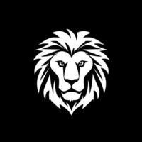 Lion - Minimalist and Flat Logo - Vector illustration