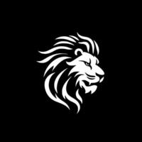 Lion, Minimalist and Simple Silhouette - Vector illustration