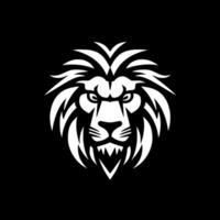 Lion, Minimalist and Simple Silhouette - Vector illustration