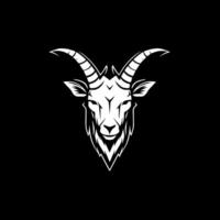Goat, Minimalist and Simple Silhouette - Vector illustration