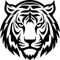 Tigre - minimalista y plano logo - vector ilustración