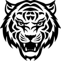 tigre, minimalista y sencillo silueta - vector ilustración