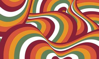 Psychedelic groovy background. vector