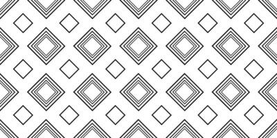black and white diamond rhombus seamless pattern vector