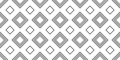 black and white diamond rhombus seamless pattern vector