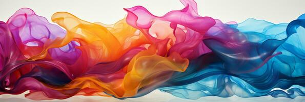 Abstract colorful Graphic motion on background, creative waves of gradient color smoke and liquid photo