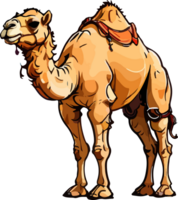 Camel Illustration Character AI Generative png