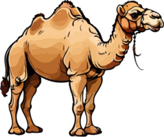 Camel Illustration Logo AI Generative png