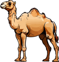 camello ilustración acortar Arte ai generativo png
