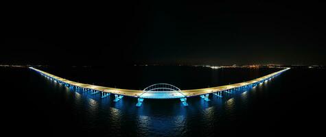 Gulf Breeze Bridge Pensacola Florida October 1 Night Shots 2023 photo