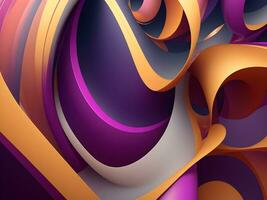 Abstract Colourful gradient background for design Generative Ai photo