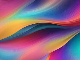 Abstract Colourful gradient background for design Generative Ai photo