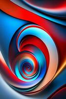 Abstract Colourful gradient background for design Generative Ai photo