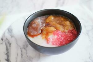 Fresh and Delicious Homemade Food in a Bowl photo