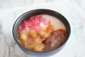 Fresh and Delicious Homemade Food in a Bowl photo