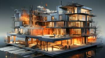 Engineering Confidence. Advanced Structural Analysis Software. AI Generated photo