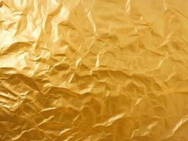 Gold foil texture, shiny golden background, AI generated photo