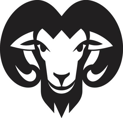 Black Beauty Vector Sheep Silhouette Fleece and Finesse Black Sheep Logo