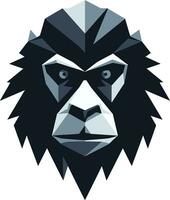 Baboon Royal Crest Baboon Majesty Insignia vector