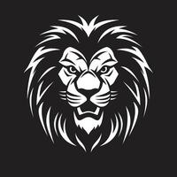 Fierce Sovereign Black Lion Icon   Graceful Dominance in Design Proud Majesty Black Vector Lion Emblem   The Kings Elegance