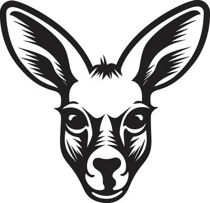Kangaroo Pouch Safari Kangaroo Leap Vector
