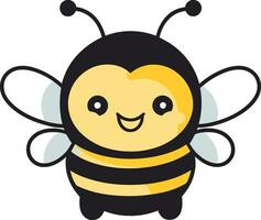 Beehive Kingdom Seal Honey Bee Face Badge vector