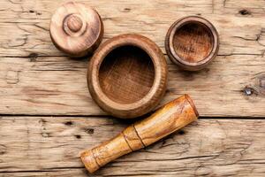 Mortar and pestle photo