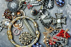 Jewelry and bijouterie. photo